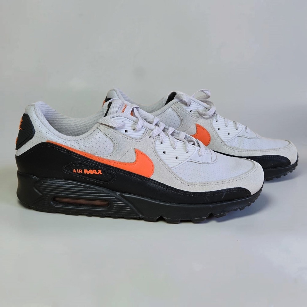 Nike Air Max 90 Racing Pack Vast Grey Total Orange IF0670-003 Men's 13